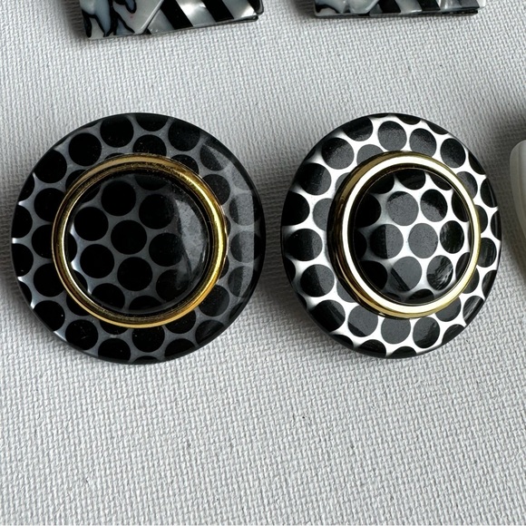 Vintage Lot of Earrings 1980s - Picture 5 of 6